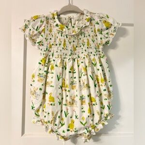 Sweethoney chick and bunny bubble romper